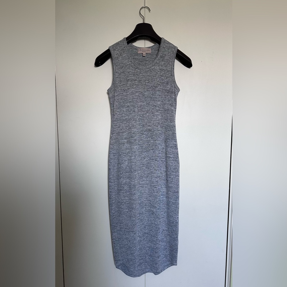 Philosophy Sleeveless Knit Midi Dress